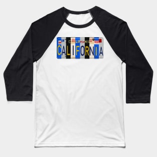 California License Plates Baseball T-Shirt